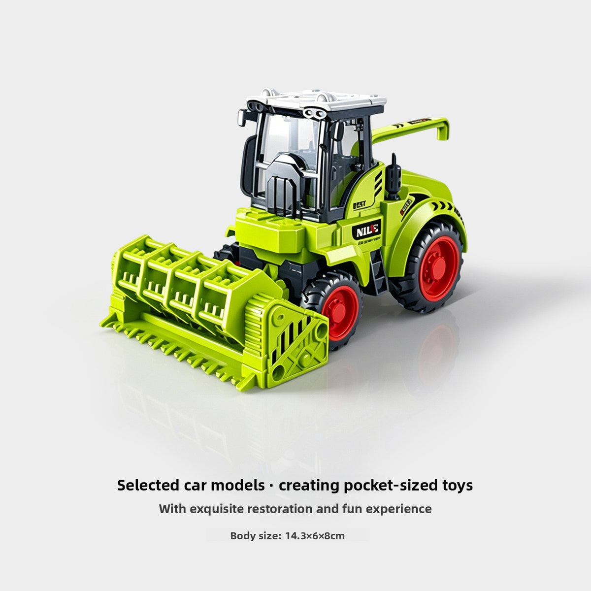 Children's Harvester Toy Inertial Agricultural Tractor Model