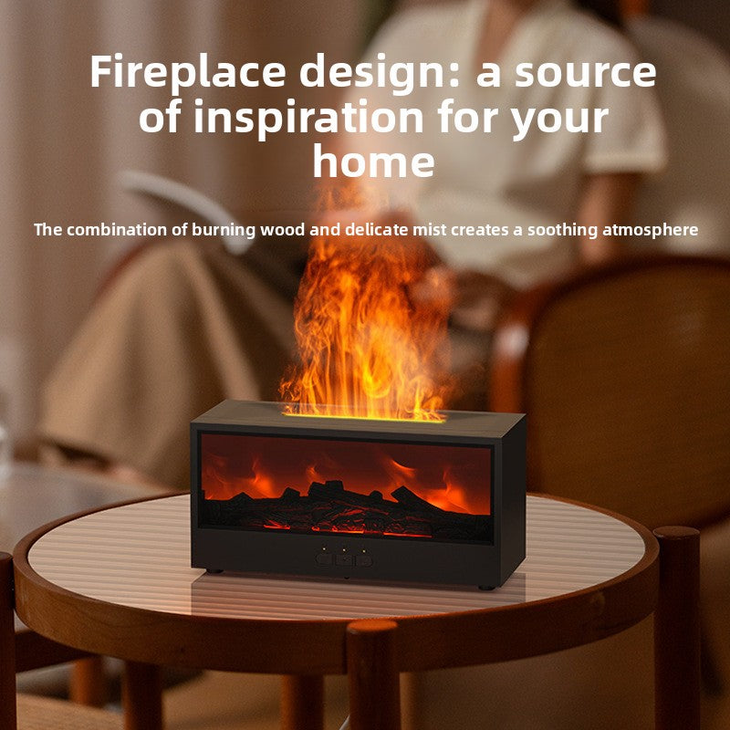 Humidifier vintage fireplace aroma diffuser