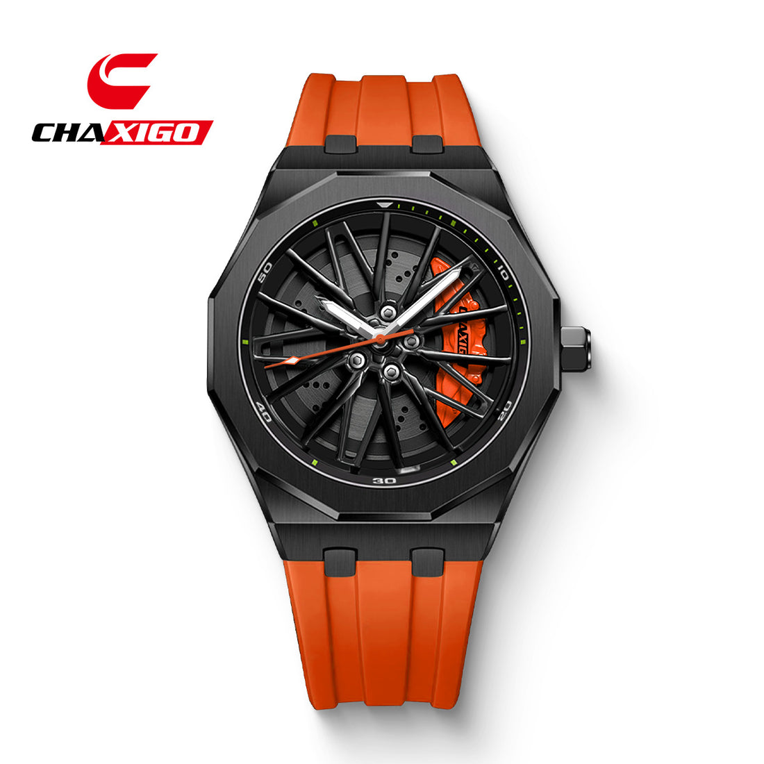 Mens Rotating Bezel Quartz Watch Waterproof