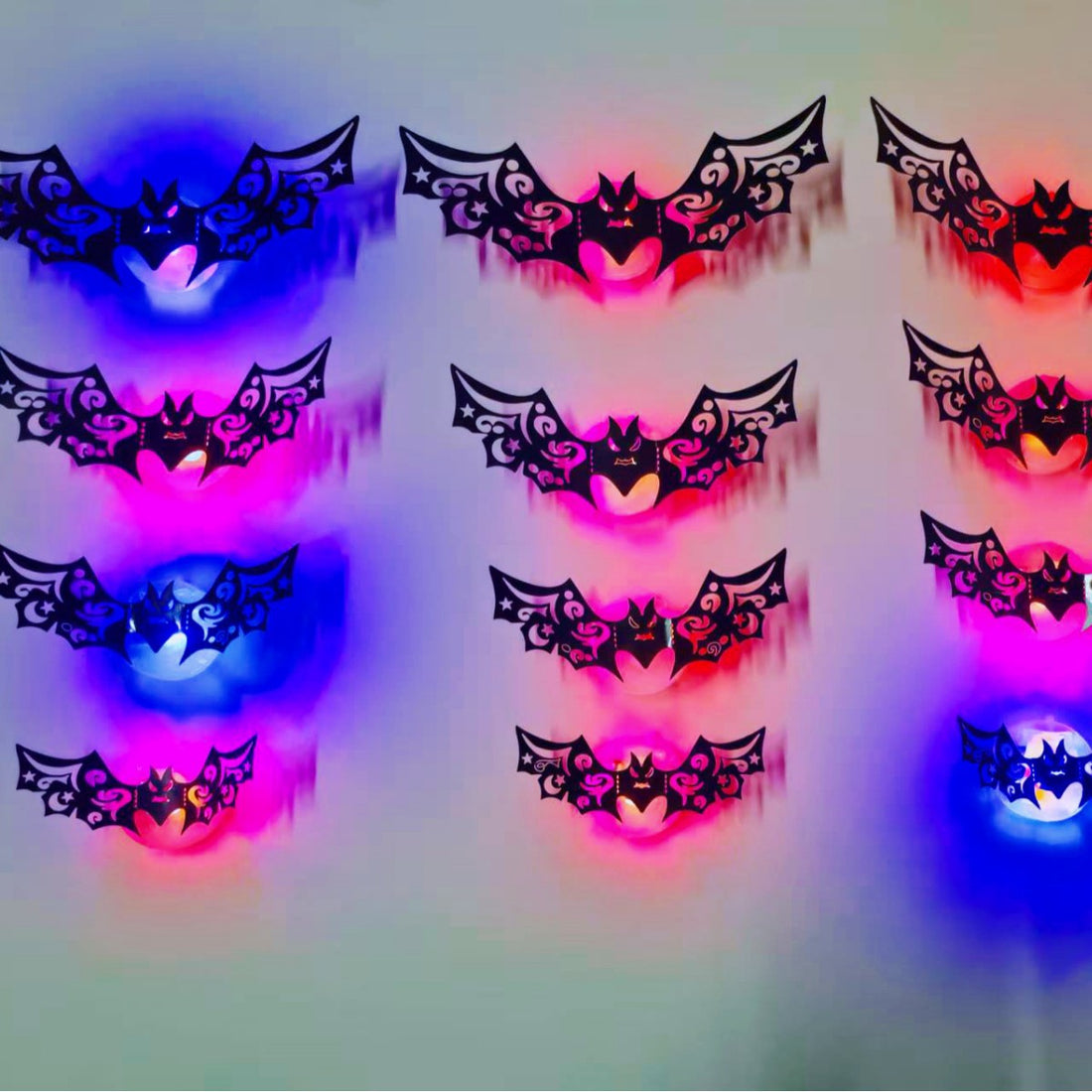 Hollow-Out Halloween Wall Decoration Stickers