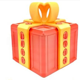 3D Printed Annoying Gift Box in Many Color Styles, orange gold