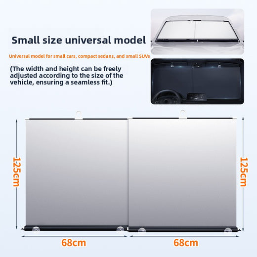 Automatic Retractable Car Sunshade Curtain