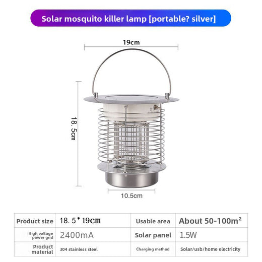 Solar Powered Outdoor Mosquito Killer Lamp