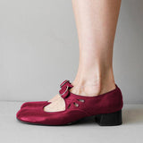 Low Heel Buckle Strap Casual Shoes