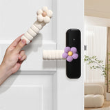 Ins Flower Door Gloves Anti-collision Soft Warm Protective Cover