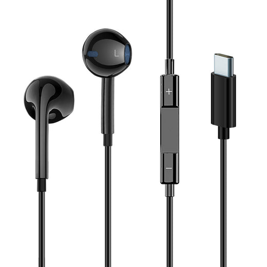 Type-C Digital Audio DAC Wired Earphones with Inline Control