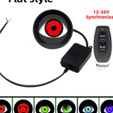 Devil Eye LED Headlights Multi Mode Universal Car Motorcycle Lights