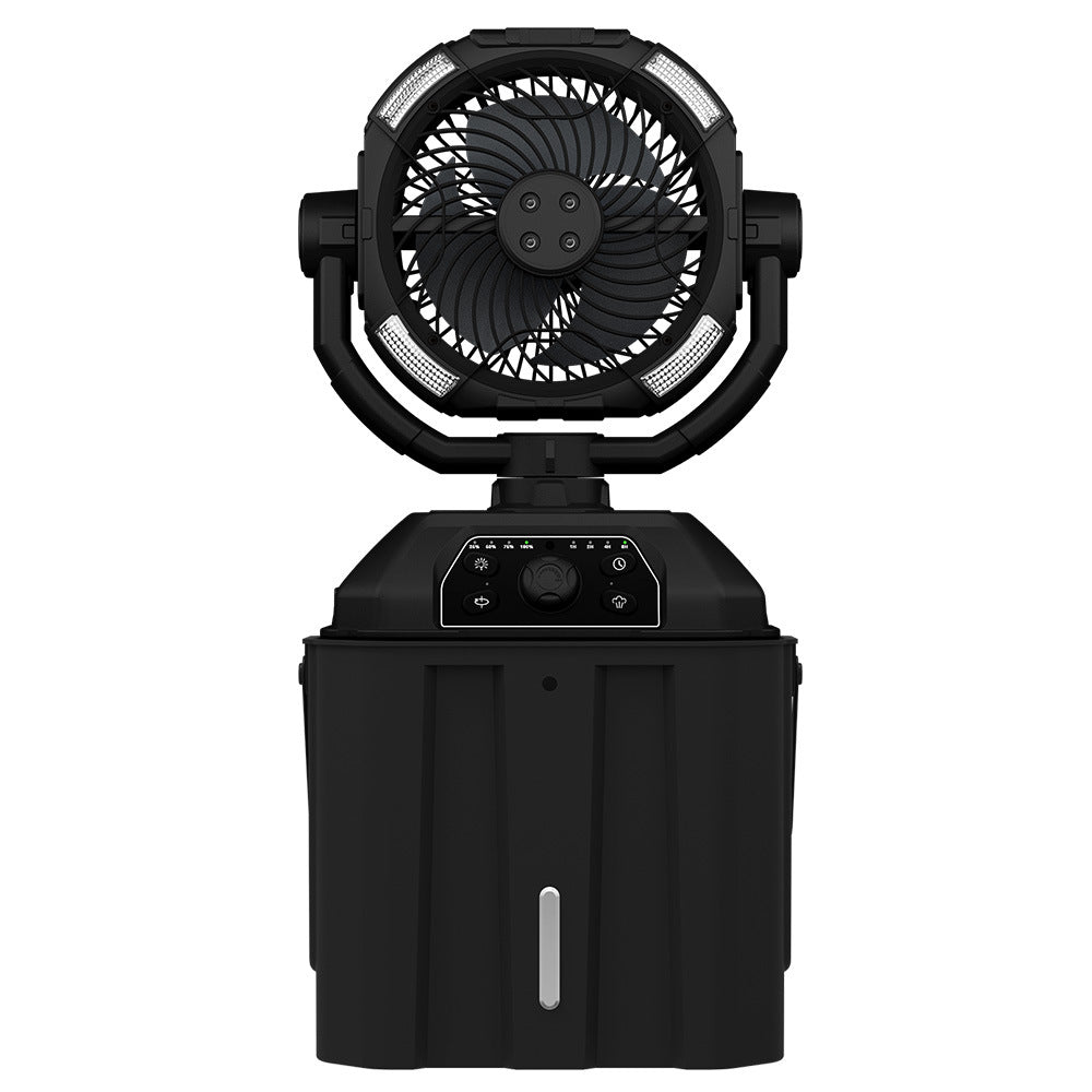 Portable USB Rechargeable Camping Fan with Spray Humidification