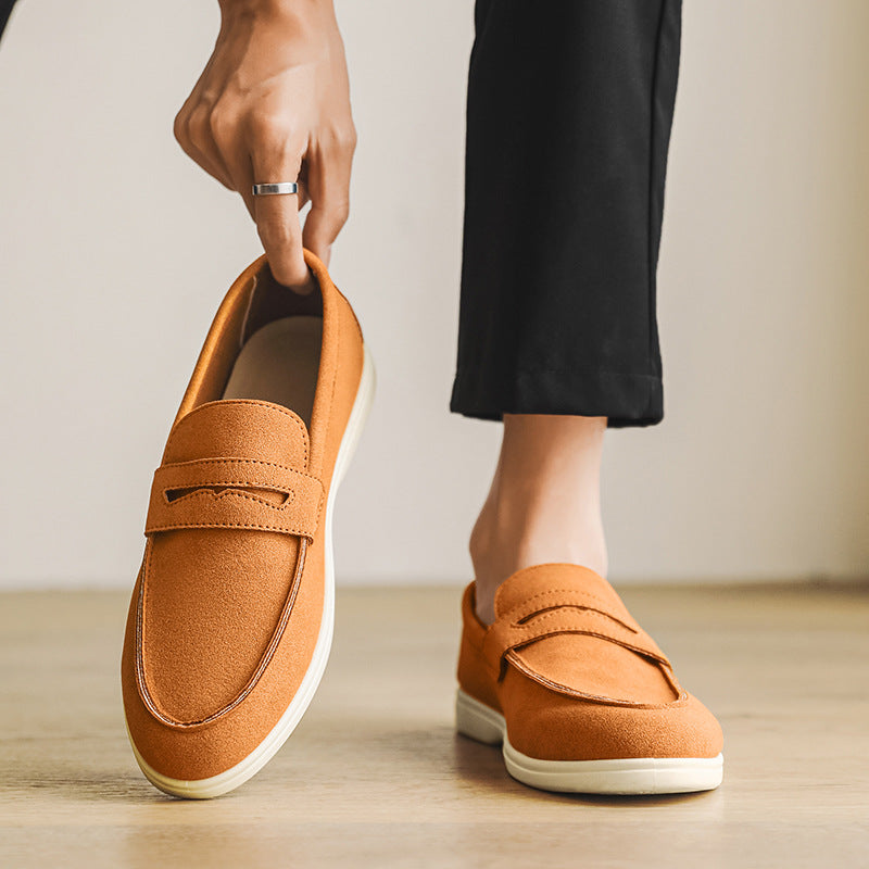 Men's Lightweight Suede Slip-On Casual Loafers