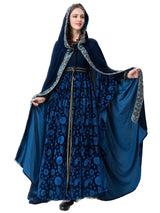 Medieval Noble Cloak and Dress Costume