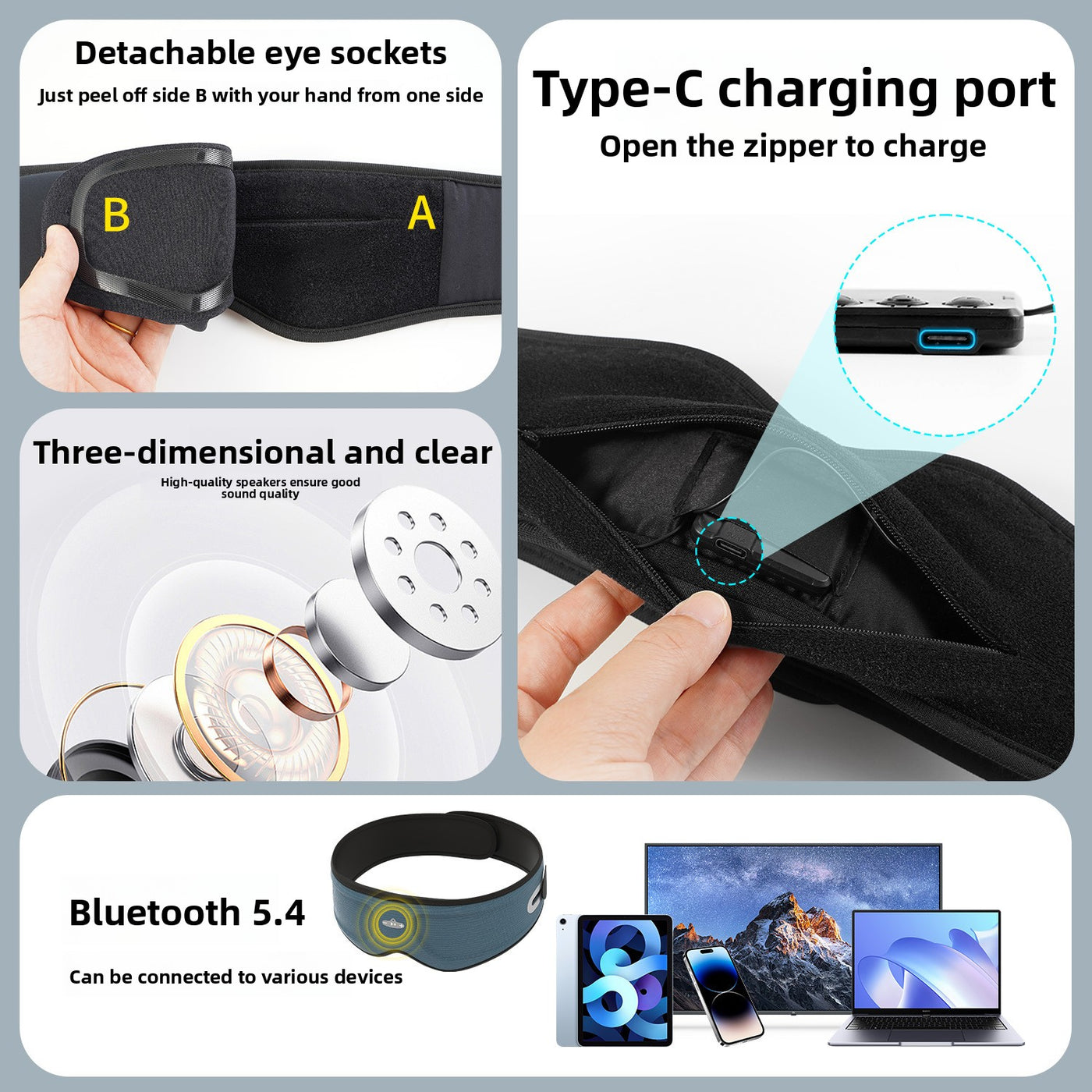 Bluetooth Sleep Eye Mask