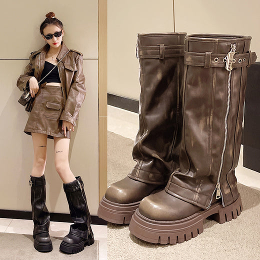 Women's Thick-Soled Knight Boots