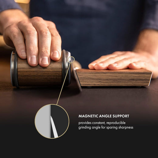 Rolling wheel knife sharpener