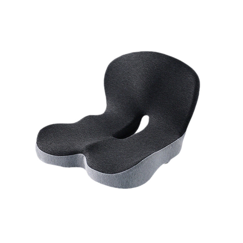 Ergonomic Memory Foam Seat Cushion with Lumbar Support Breathable Office Chair Pad