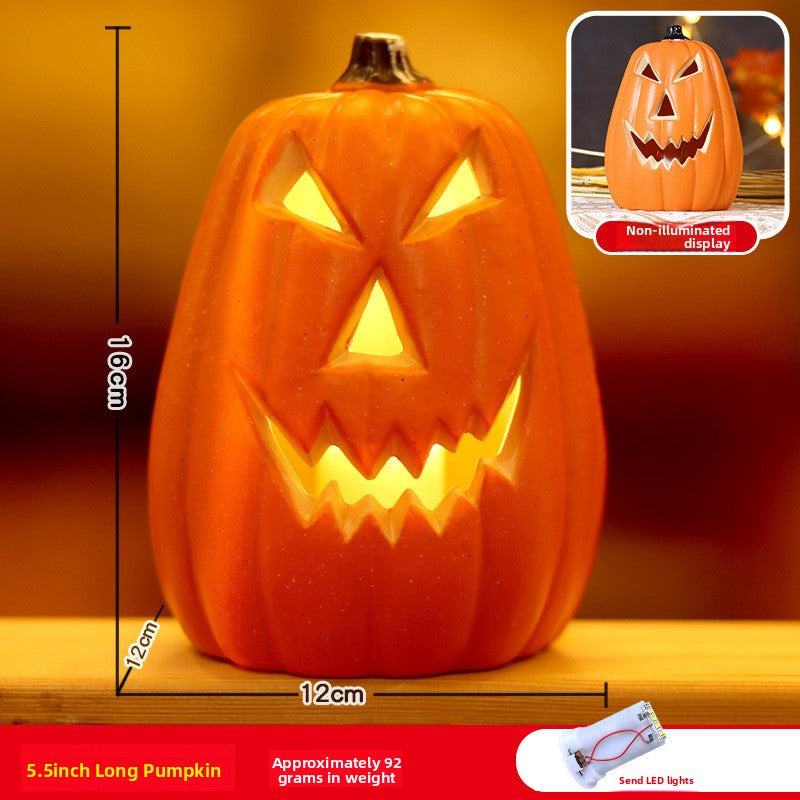 Glowing Halloween Pumpkin Lantern
