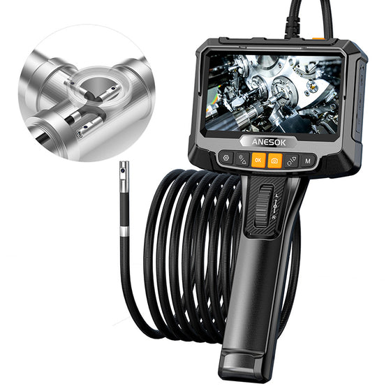 Dual-Lens Waterproof Inspection Probe with HD Display Action Cameras product image 1
