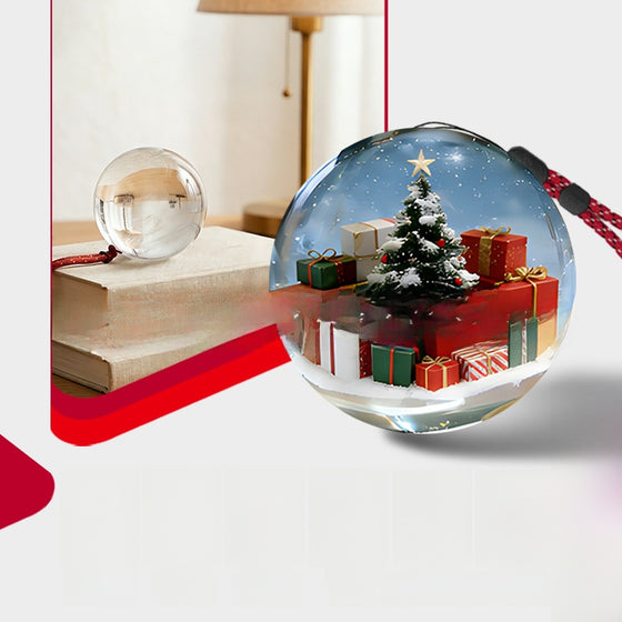Crystal ball video and photo player ornament, photo 1
