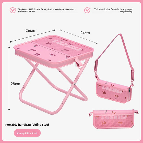 Folding stool with crossbody bag, photo 3