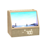 Simulated sunrise alarm clock