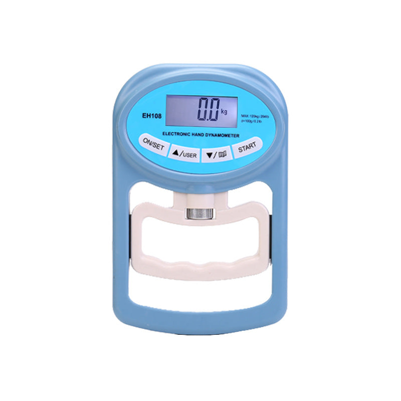 Adjustable Electronic Grip Strength Tester in blue