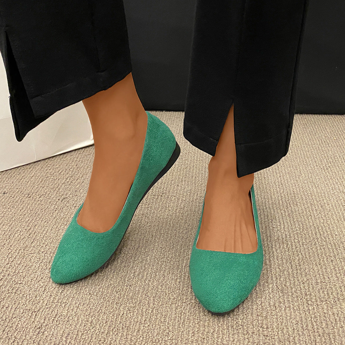 Casual Solid Color Slipon Shoes
