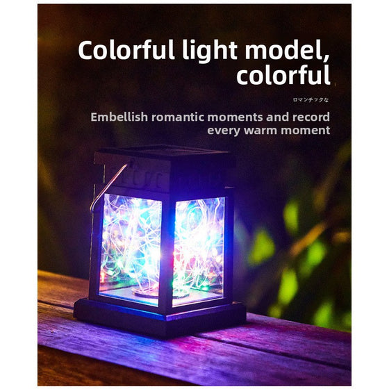 Solar Copper Wire Star Palace Lantern Decor product image 5