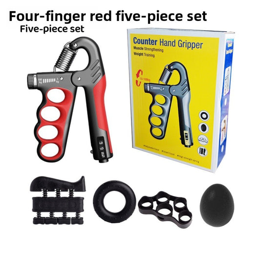 Adjustable Hand Grip Strengthener with Mechanical Counter
