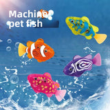 Electric Swimming Glow Sensor Fish Toy