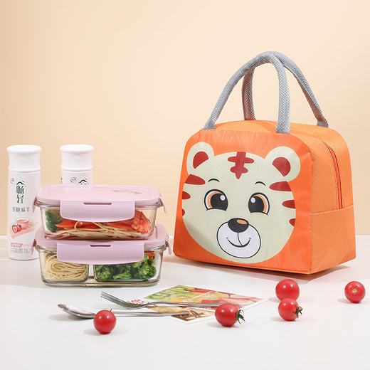 Cartoon Insulated Lunch Bag with Aluminum Foil