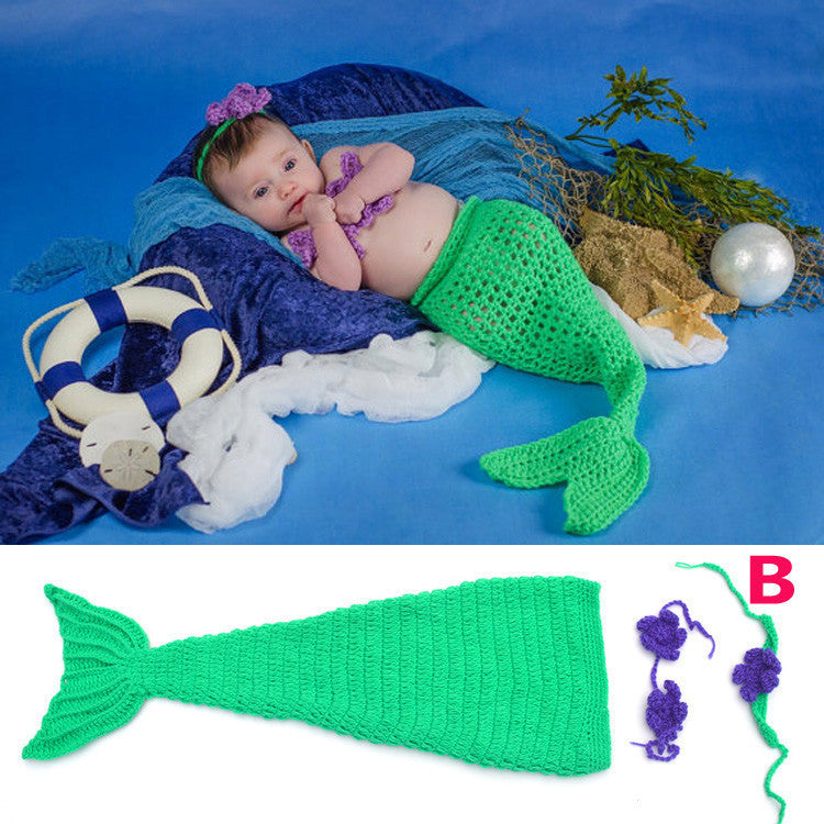 Mermaid children's photography costume