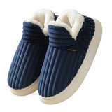 Men's and Women's Thick Bottom Anti-Slip Warmth-Resistant Household Slippers