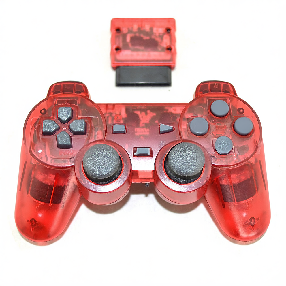 PS2 Wireless Transparent Game Controller