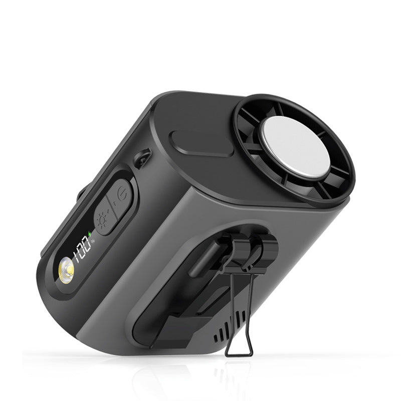 Portable Waist Clip Fan with LED Light