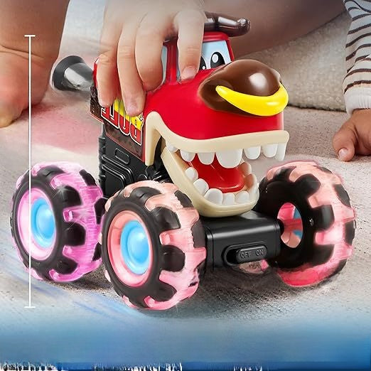 Colorful light-equipped off-road vehicle