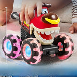 Colorful light-equipped off-road vehicle