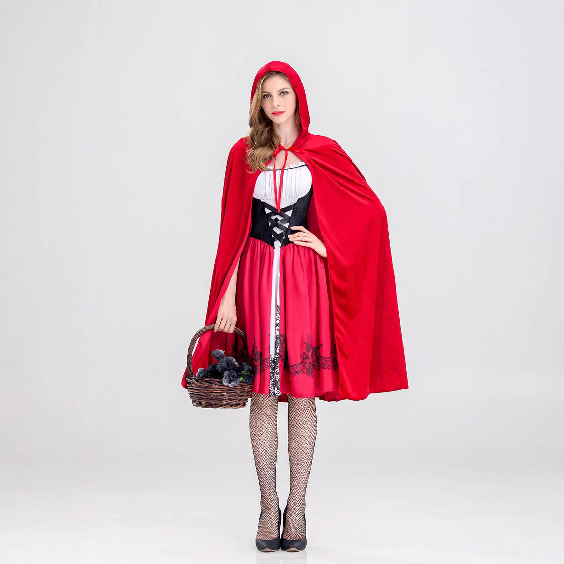 Halloween cosplay Little Red Riding Hood Cape