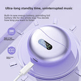 Wireless Clip-On Earphones with Digital Display