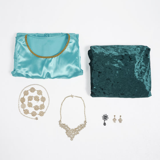 Fantasy Blue Queen Dress Costume product image 6