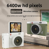 Personalized New Student Camera Retro Ccd High-Definition Flip-Screen Entry-Level Slr Camera 4K High-Pixel Dual Camera