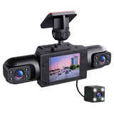 Four-Camera Vehicle Driving Recorder with 360-Degree View