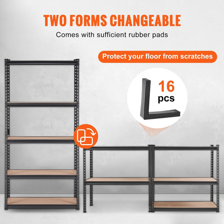 Workshop storage rack with adjustable tiers