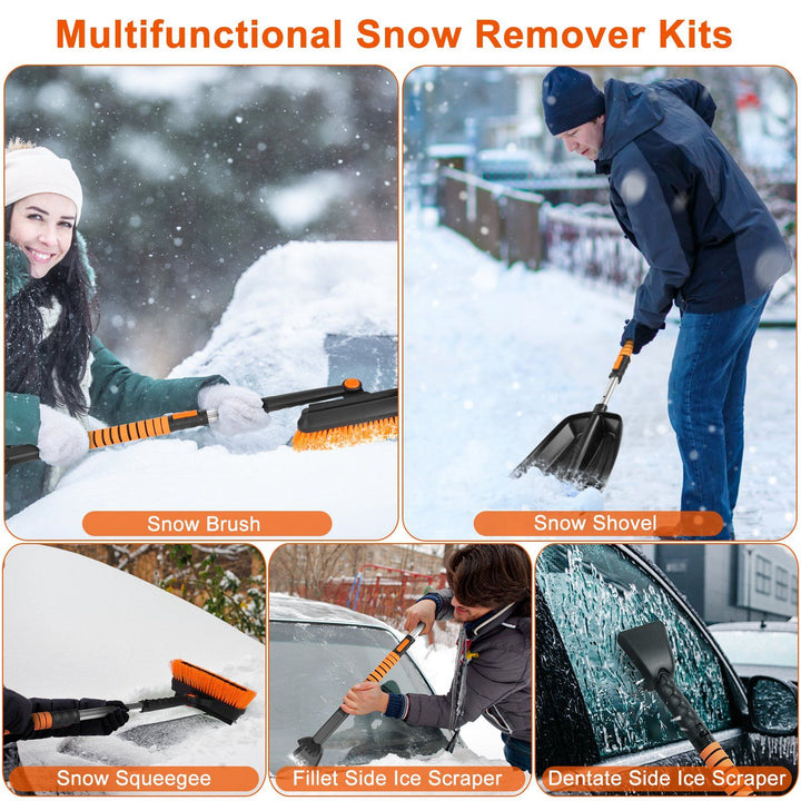 5-in-1 Extendable Snow Removal Kit additional product photo