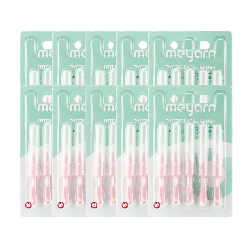 50-Count Interdental Cleaning Brushes angle view