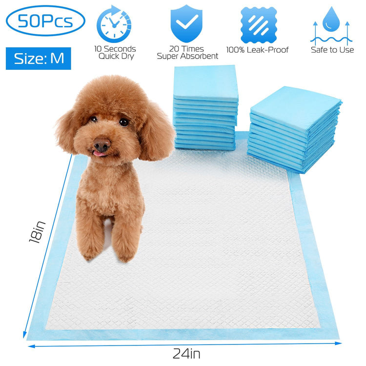 50-Pack Puppy & Cat Training Pads main product photo
