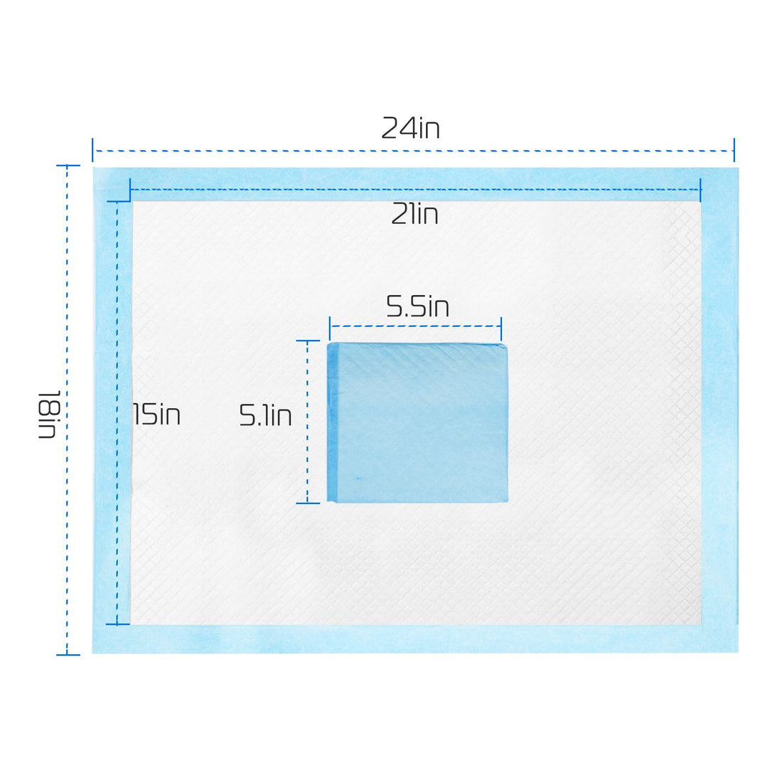 50-Pack Puppy & Cat Training Pads detail view 3