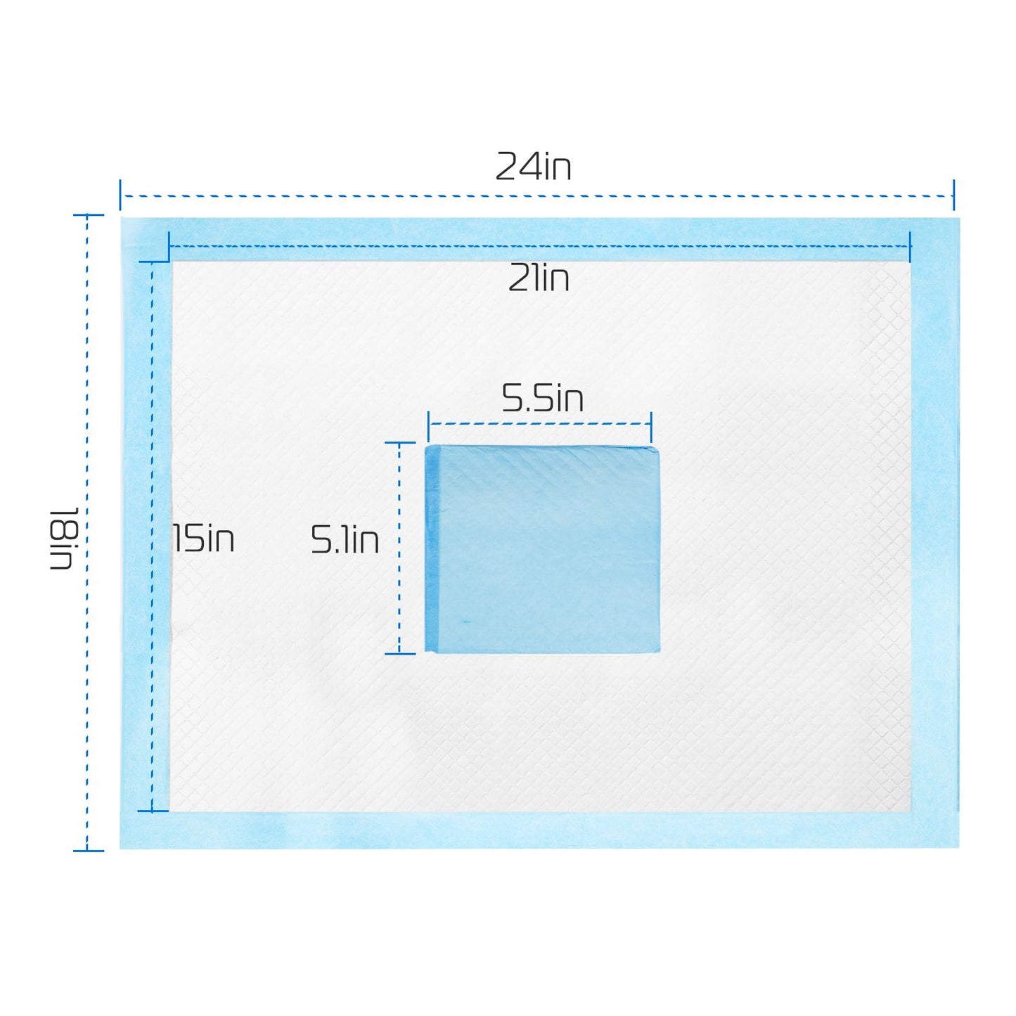 50-Pack Puppy & Cat Training Pads detail view 3