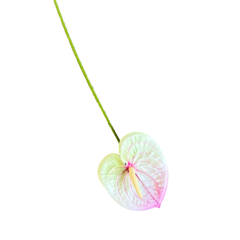 3D Printed Realistic Flaming Crane Artificial Flower Single Branch