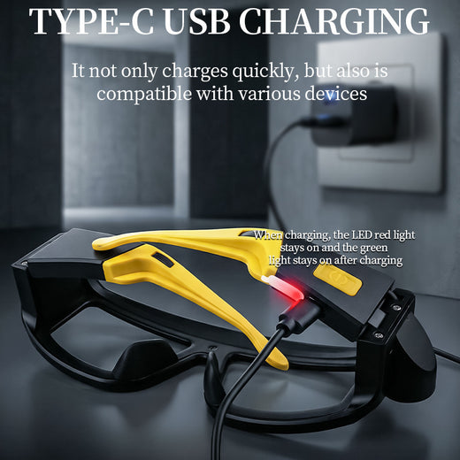 Multifunctional USB Rechargeable Head Mounted Light