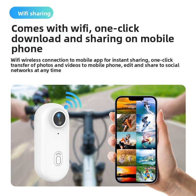 4K Thumb Action Camera with Wi-Fi and Magnetic Mount