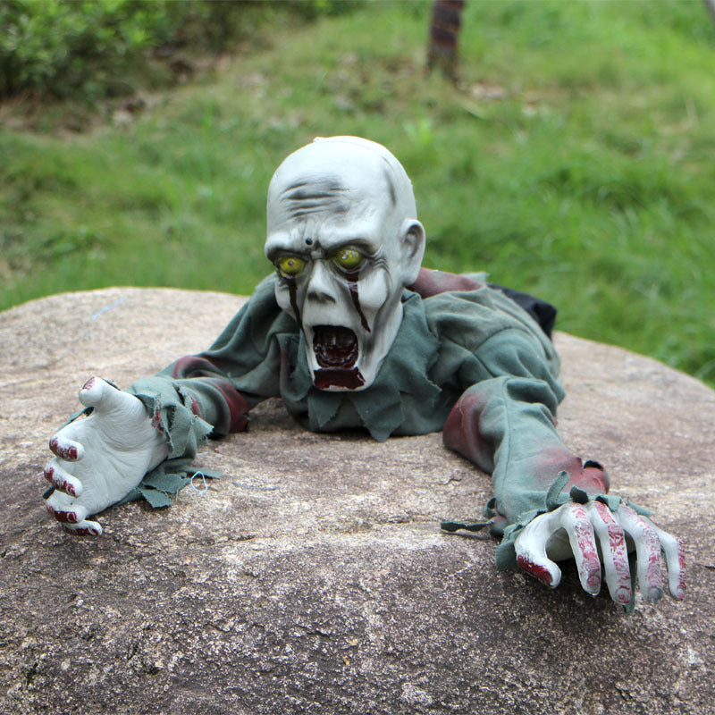 Electric Light Control Crawling Zombie Halloween Prop